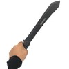21” Machete Black Bolo 6mm Thick Heavy Duty Rubber Handle