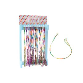 CGB Giftware | Pack of 6 Bright Multi Colour Fabric Girls Adjustable Friendship Bracelets | 6 Selected at Random | Eureka Range | GB05019