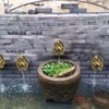 YARNOW Lion Head 3-Piece Pond Fountain Nozzle Set - Gray