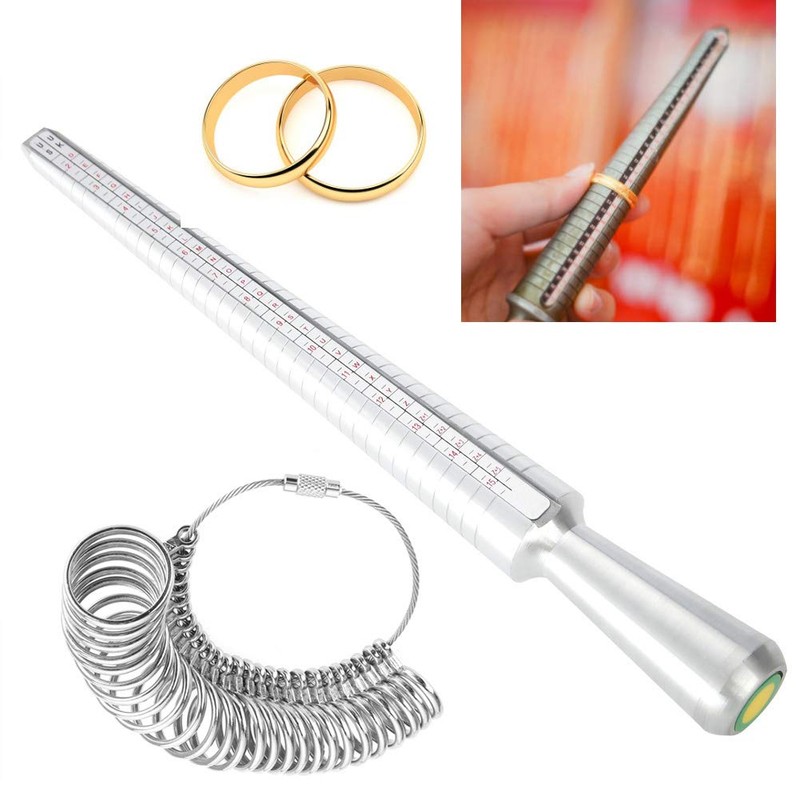 Medidor de anillos Medidor de mandril Mandril Palillo Dedo Calibrador