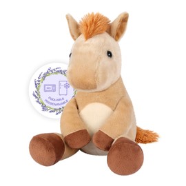 SuzziPals Heatable & Coolable Horses Stuffed Animals, Microwave Heating Pad Animal for Cramps & Pain, Stuffed Horses Plush for Companion, Cute Plushies Horses Lavender Stuffed Animal, Horse Toys Gifts