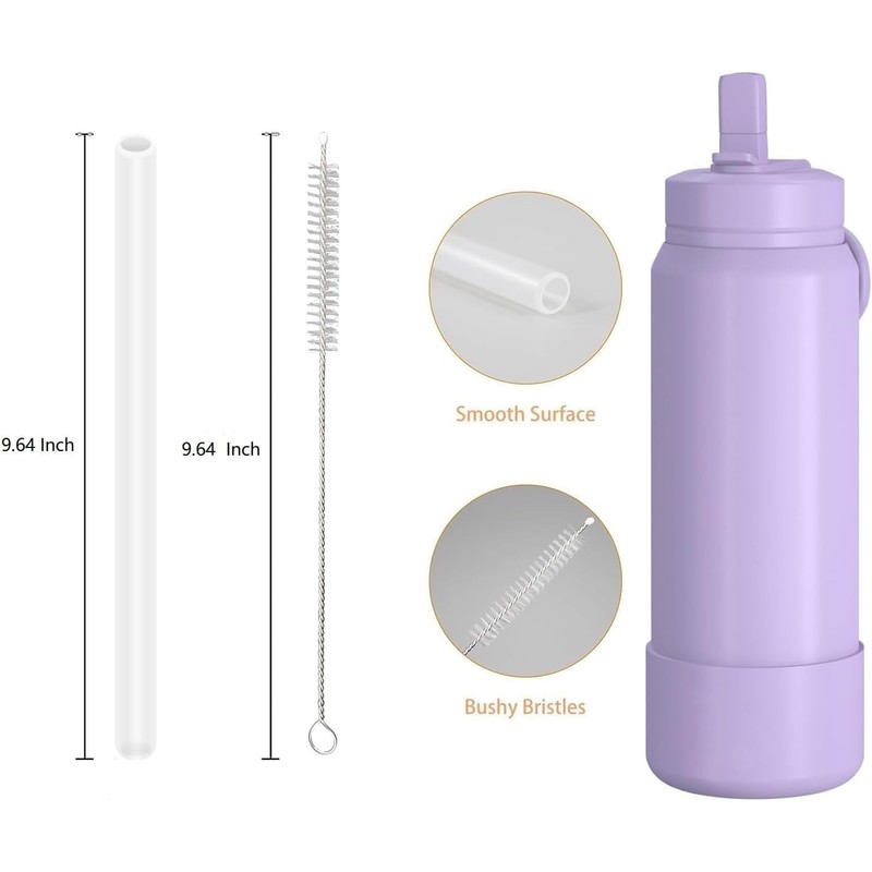Replacement Straws Compatible with Hydrapeak Sport Insulated Water Bottle- Hydrapeak