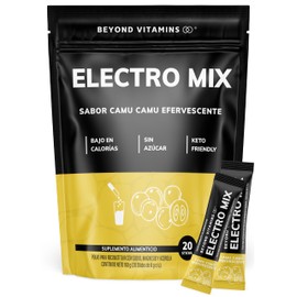 Electrolitos Sin Azúcar En Polvo Beyond Vitamins  Hidratación Baja en Calorías, apto dieta Keto  Sabor fresco y vibrante para una recuperación...     