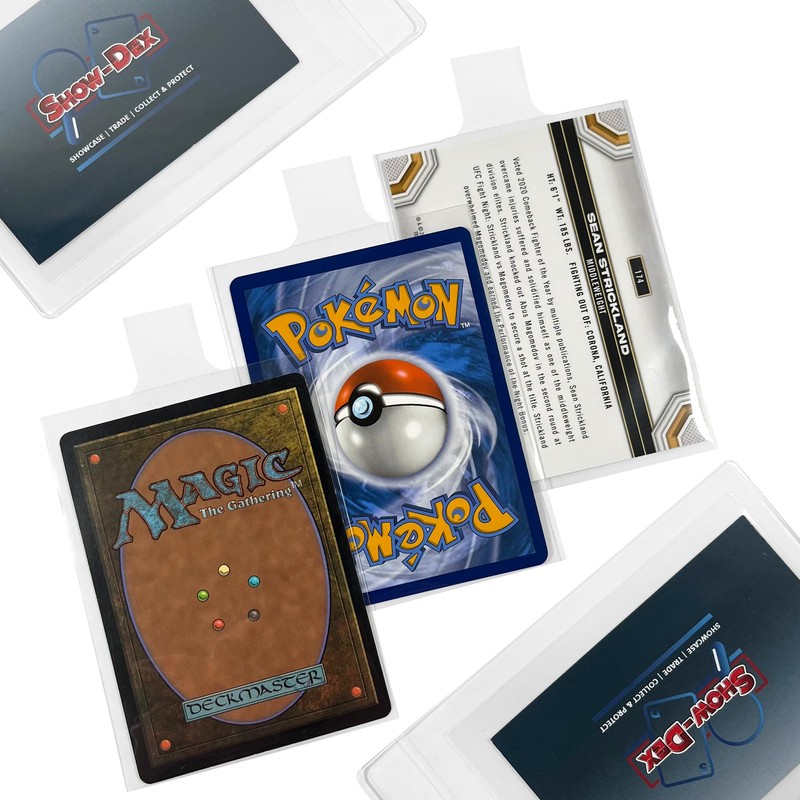 Show-Dex Semi Rigid Card Holders & Pull Tab Sleeves 50