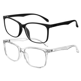 Blue Light Glasses Men Blue Light Blocking Women Anti UV Ray Computer Gaming Glasses, Blue Blockers Glasses for Women/Men Color Tinted:_Black+grey