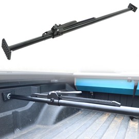 300 Lbs Load Capacity Cargo Bar Adjustable from 40" to 73" Width Truck Bed Load Bar Heavy-Duty Steel Stabile Cargo Racks Bars Universal for Most Pickup Truck Bed, SUV, Minitruck