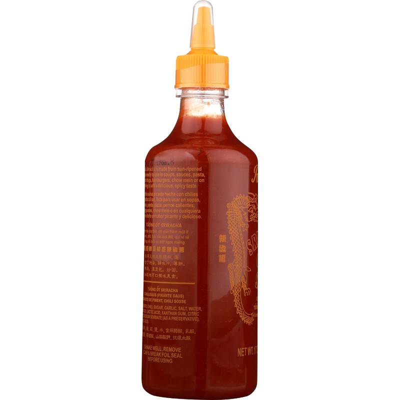 Roland Sriracha Chili Sauce, No MSG, Kosher, 17 Ounce (Pack