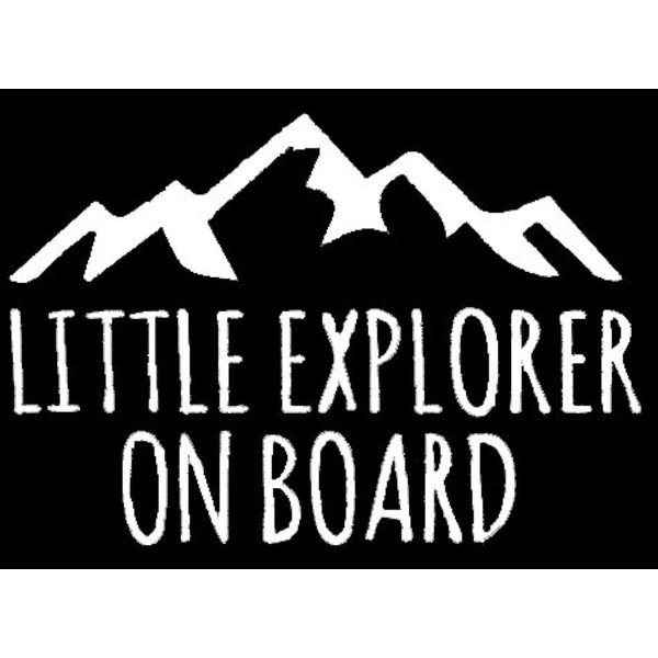 LLI Little Explorer On Board | Decal Vinyl Sticker |