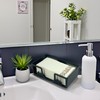 Napkin Holder for Table, Flat Metal Paper Napkin Dispenser -
