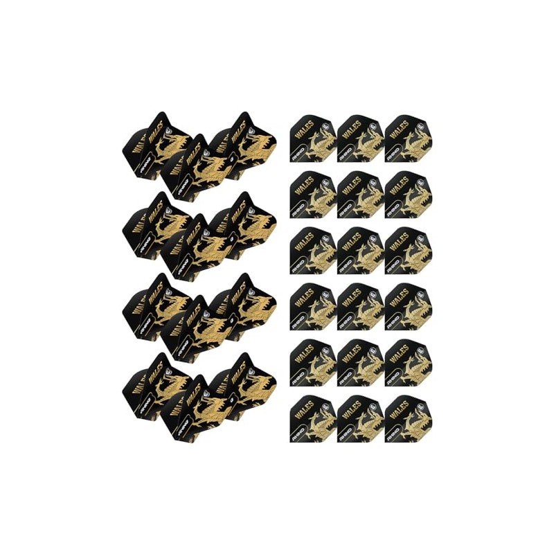 WINMAU Rhino Country Flag Design Dart Flights - 10 sets