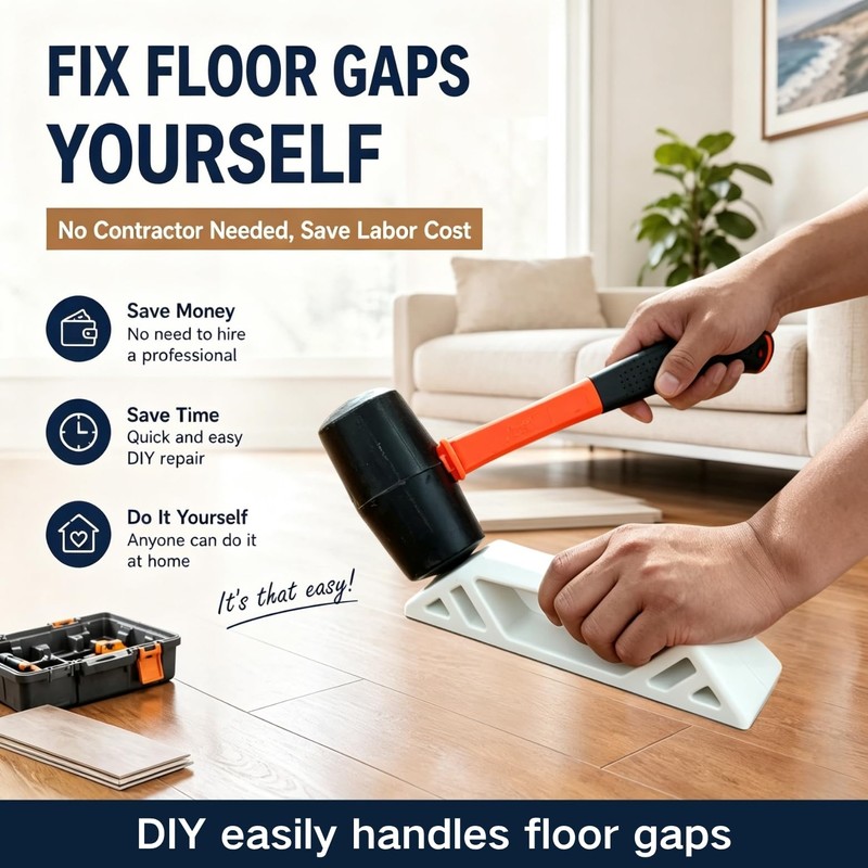 YOKIZE Updated Version Floor Gap Fixer Tool-LVP Installation Kit-Includes 5