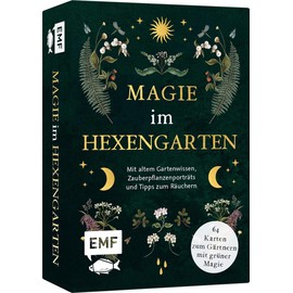 Kartenset: Magie im Hexengarten – 64 Karten zum Gärtnern mit grüner Magie: Mit altem Gartenwissen, Zauberpflanzenporträts, Meditationen, Ritualen und Anleitungen zum Räuchern