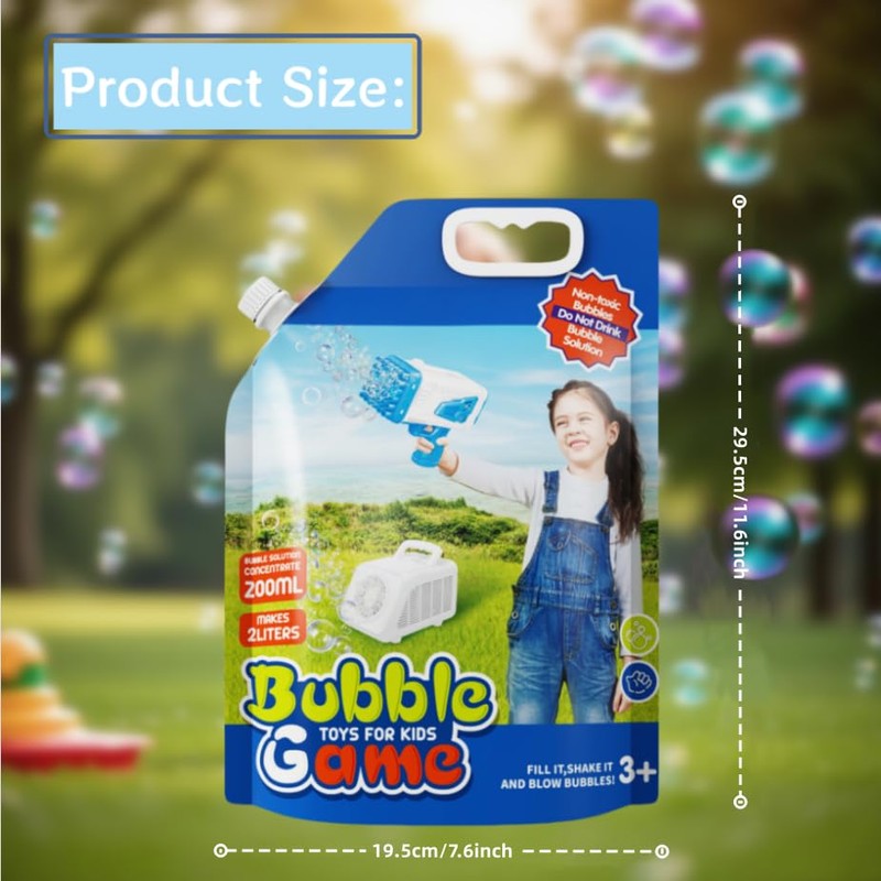 Bombble 0.2 Litre Concentrated Bubble Liquid (up to 2 Litres)