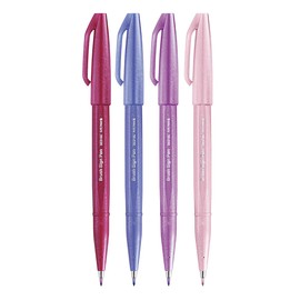 Pentel SES15C Brush Pen Set 4-Piece