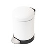 FurnitureXtra™ Classic Style Powder Coated Soft Close Pedal Bin, Plastic