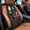 Car Seat Back Organizer with Compartment (Black)