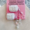 JANDM for AirPods Case Cover with Keychain,Shockproof Soft Clear Cute
