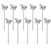 Natrspax 10 PCS Horse Cocktail Picks, Metal Cocktail Picks, Cocktail