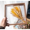 JOSON 2 packsWooden Dried Flower Photo Frame Dried Flower Display