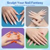 AMiLHiTon 288 formas de uñas dobles para gel constructor y