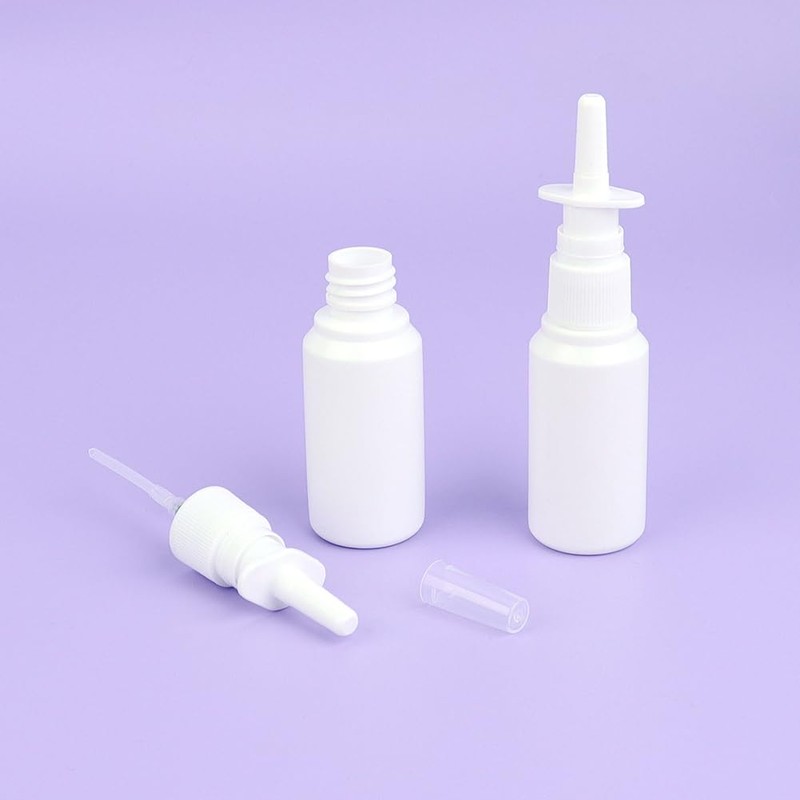 GSHLLO 20 Pcs 10ml Plastic Nasal Spray Bottles Fine Mist