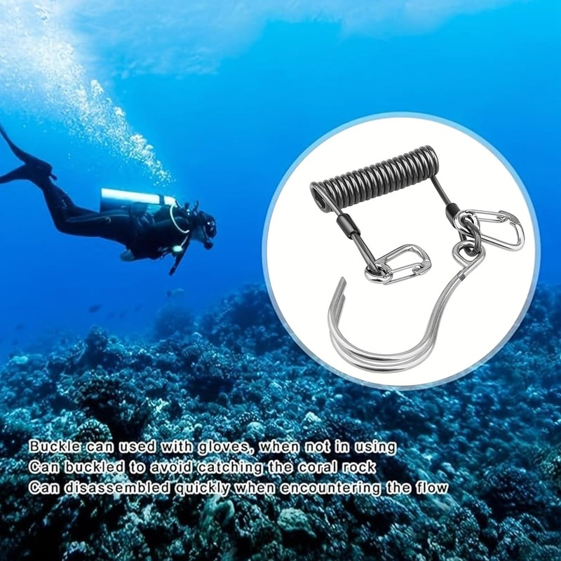 EEBBL Diving Reef Hook, Scuba Diving Reef Hook, 316 Stainless