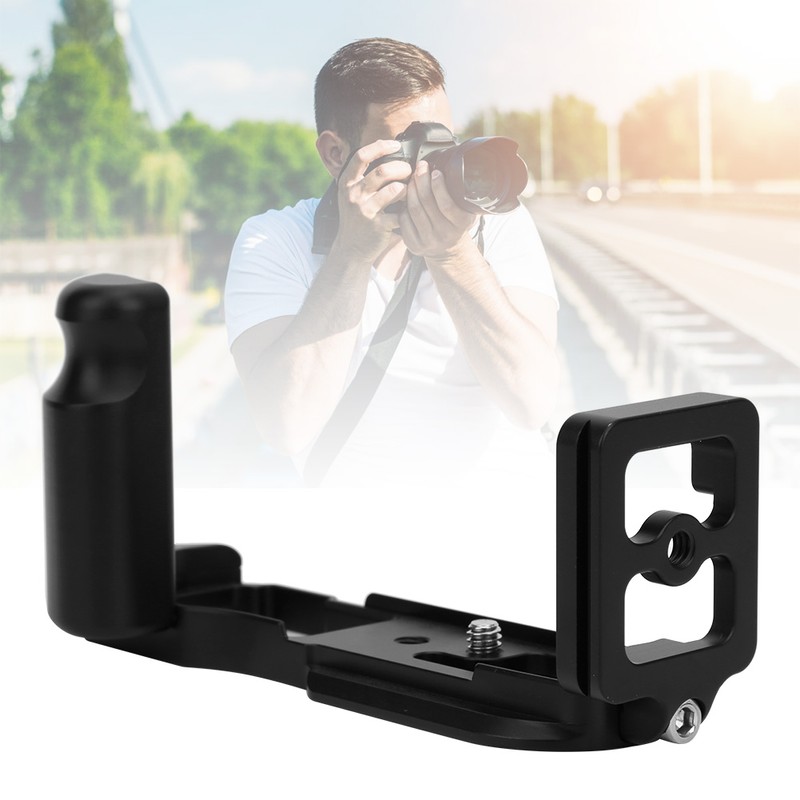 Aluminium Alloy Quick Release L Plate Hand Grip Bracket for