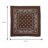 Komonee Tie Neck Ring Loop Clasp Silver Colour With Brown