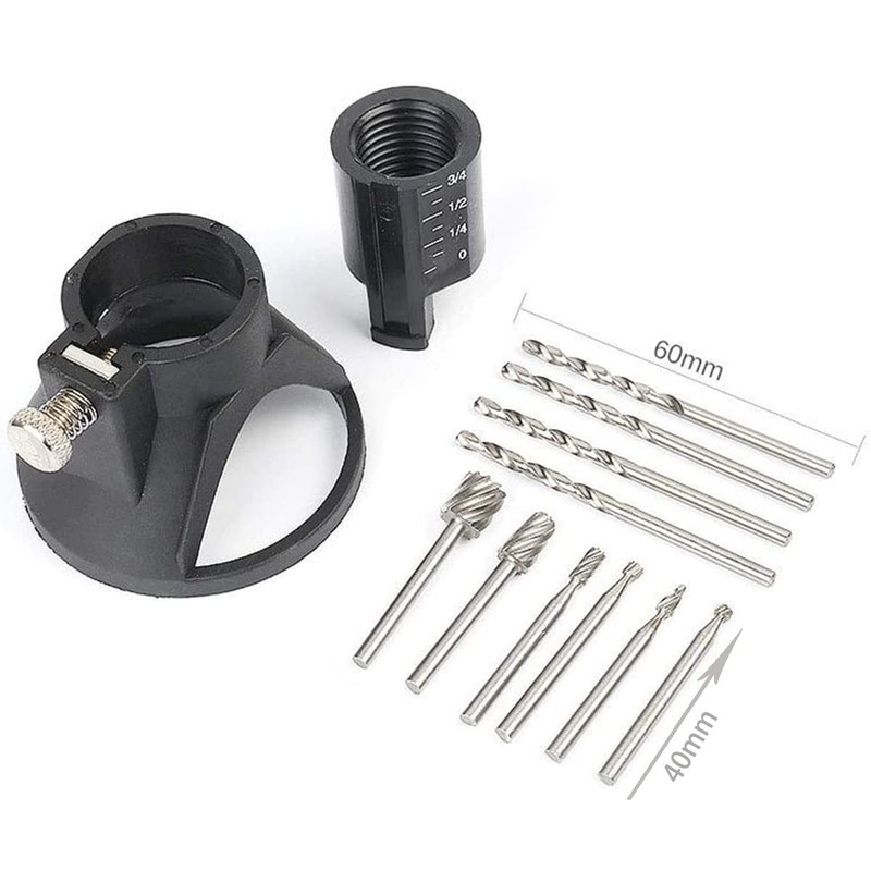 MACHSWON 11 PCS Rotary Multi Purpose Tool Cutting Guide Router