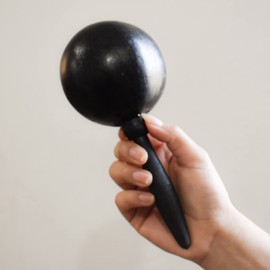 Sonajas medianas Maracas artesanal pre hispanica 25CM - kuauuatsali kiauitl, instrumento, musica, naturaleza, sonidos, indigenas, artesania, mayas, aztecas