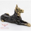 Solid Brass Figurine of German Shepherd Dog IronWork