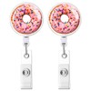 IAMRAVER 2 Pack Retractable Badge Holders Cute Badge Reel Badge