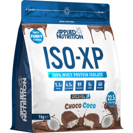 Applied Nutrition ISO XP Whey Isolate - Whey Protein Isolate Powder, ISO-XP Funky Yummy Flavours (1kg - 40 Servings) (Choco Coco)