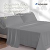 ALPHA HOME Deep Pocket Full Sheet Set, 100% Organic Viscose