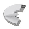 Rrina 4Pcs 304 Stainless Steel Wall Split Flange Round Escutcheon