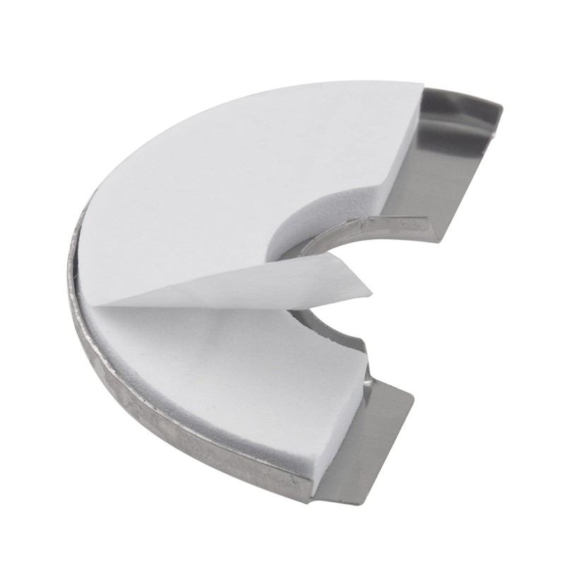 Rrina 4Pcs 304 Stainless Steel Wall Split Flange Round Escutcheon