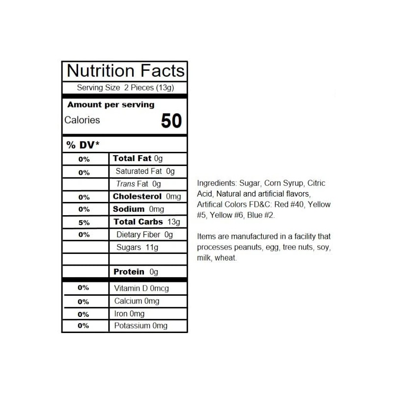 Colombina Assorted Fruit Flavored Barrels, Individually Wrapped Bulk Hard Candy