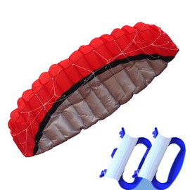 2.5m Soft Double Line Kite Sports Beach Surfing Stunt Kite Outdoor Sports Toy Holiday Gift