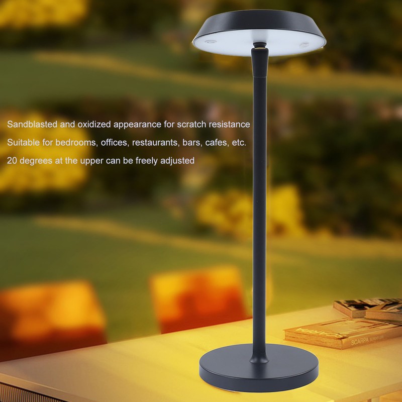 Table Lamp Modern Minimalist Style Eye Protection LED USB Rechargeable