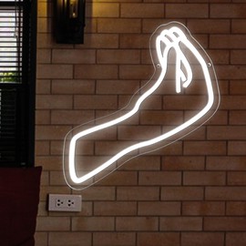 Allball Italian Gesture Neon Sign, USB Powered Dimmable LED Neon Light, for Italian Bar Kitchen Foodie Restaurant Cultural Wall Decor Minimalist Bedroom Light Wall Decor(12.9 * 12.2 In)