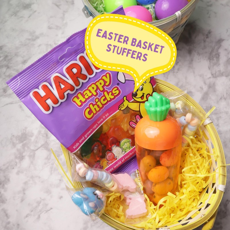 2025 Easter Happy Chick Gummies, Spring Themed Gummy Candy, Shareable