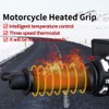 12V Motorcycle Electric Heater Grips Waterproof Motorcycle Heated Handlebar Three