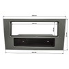 tomzz Audio 2415-030 Radio Fascia Set Compatible with Ford Mondeo