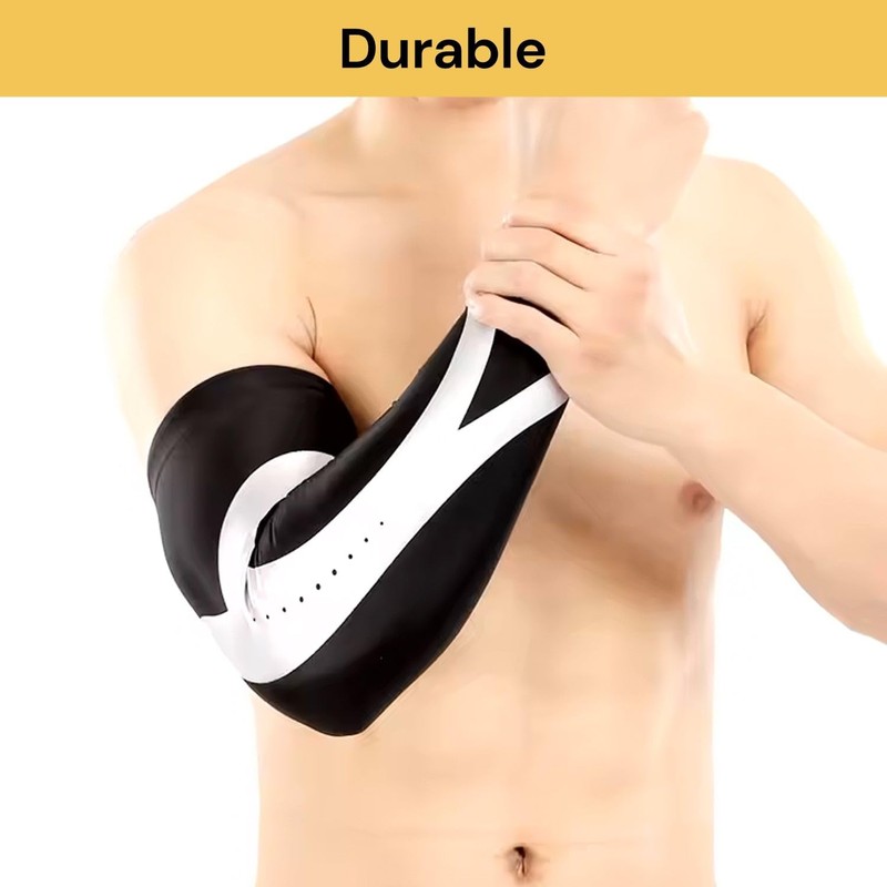 Elbow Brace Compression Sleeve Elastic Support, Tendonitis Pain, Tennis Elbow,