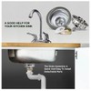 Highcraft 9763 Kitchen Sink (3-1/2 Inch) Stainless Steel Drain Assembly