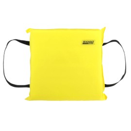 Seachoice Emergency Marine Foam Flotation Cushion, Square, 15 in. X 15 in, Safety Yellow