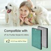 HSIAMEN Filter Compatible with Sharp KC-860U Air Purifier, H13 True