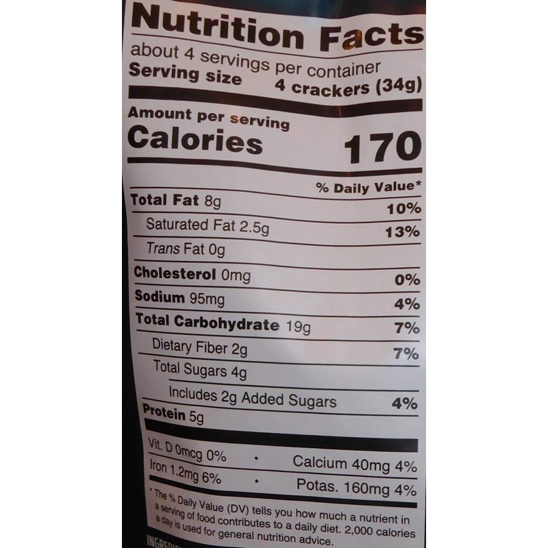 Trader Joe's Trail Mix Crackers with Mung Beans, Seeds, Cashews,