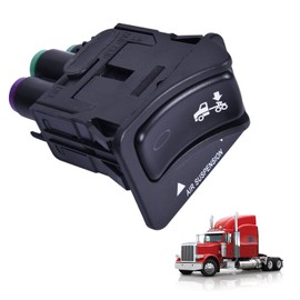 FuseRish G90-6022-009BN Air Suspension Dump Valve/Rocker Switch Compatible with Peterbilt Replace G906022009BN