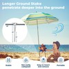 EUIJOIP 17" Stainless Steel Screw-in Ground Stakes - Extra-Long Spiral